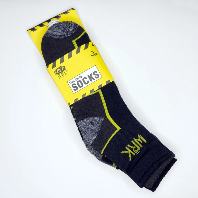 WORK 6 Paia Calzini Calze Tecniche Da Lavoro In Costa E Spugna - Foto 6