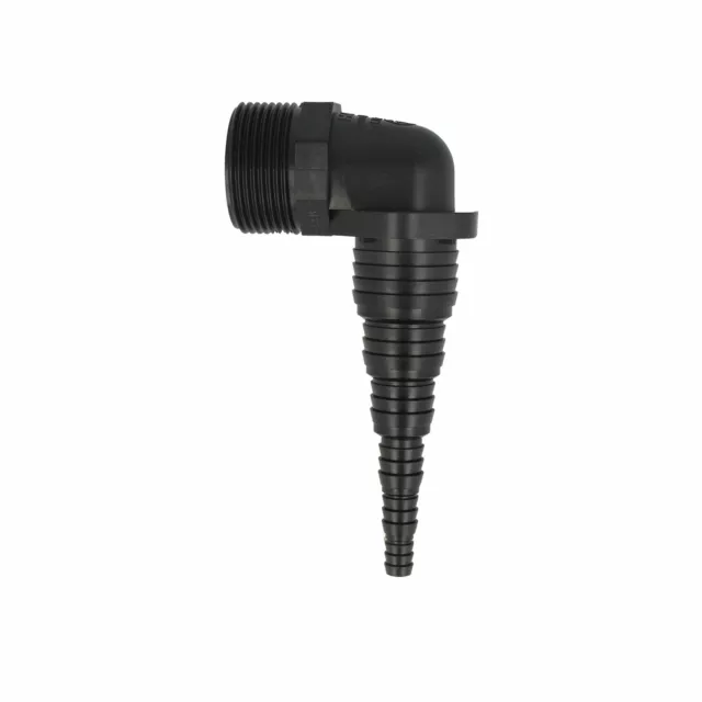 Collegamento pompa Haas OHA angolo pompa 90°, 1 1/4 pollici AG - per tubi flessibili di Ø