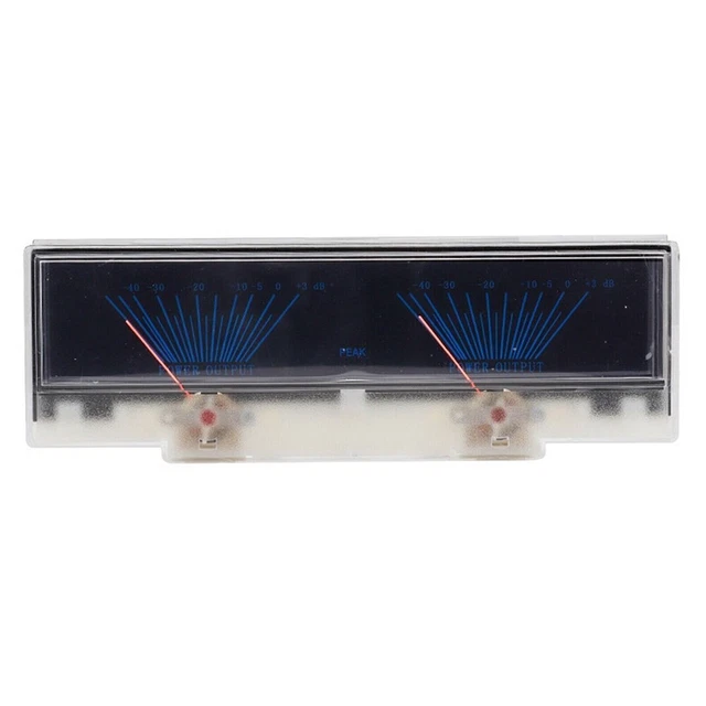 Accurate VU Meter Audio Level DB Meter with White Light for Amplifier Panel