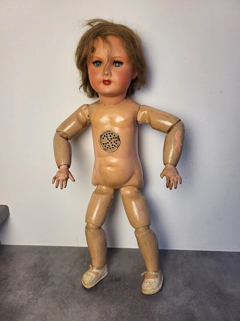 POUPÉE ANCIENNE SFBJ 301 DE 1925 - TAILLE 12 - 68 cm - TRÈS BON ÉTAT