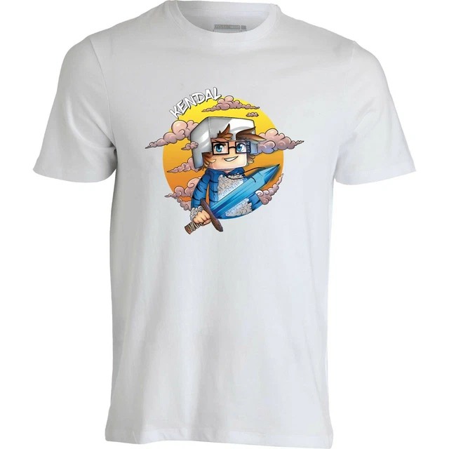 MAGLIETTA T SHIRT YOUTUBER KENDAL bambina bambino in cotone 100