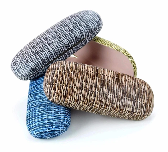 Custodia Rigida Pieghevole Per Occhiali - Triangolare Con Chiusura Magnetica, Porta Lenti E Accessori - Foto 8