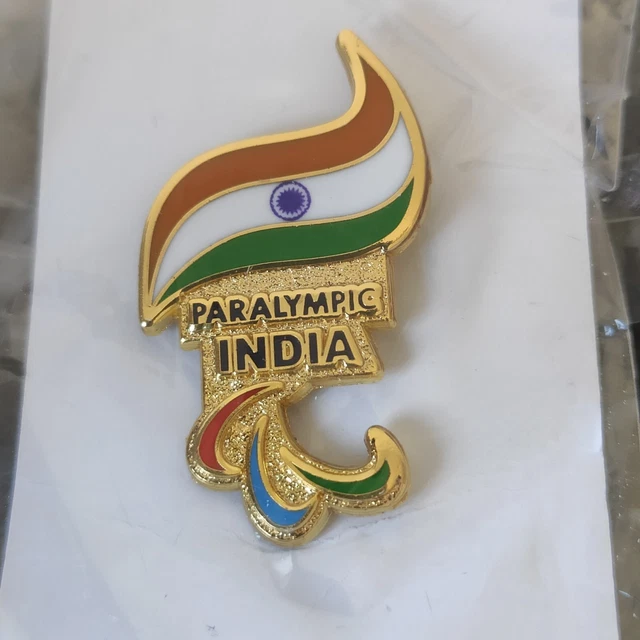 PARIS 2024 PARALYMPIC Games Para Team India NPC NOC Pin 15 20 paris-2024-paralympic-games-para-team-india-npc-noc-pin-15-20