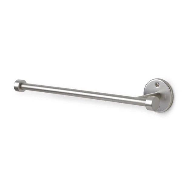 Dispensador de toallas de papel de montaje en pared Umbra Cappa metal cepillado plata nuevo en caja