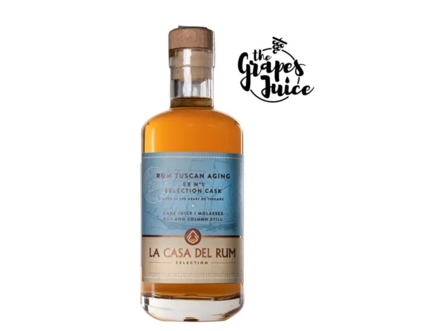 La Casa Del Rum Tuscan Aging Ex-N1 Selection Cask Cane Juice/Molasses Pot Still