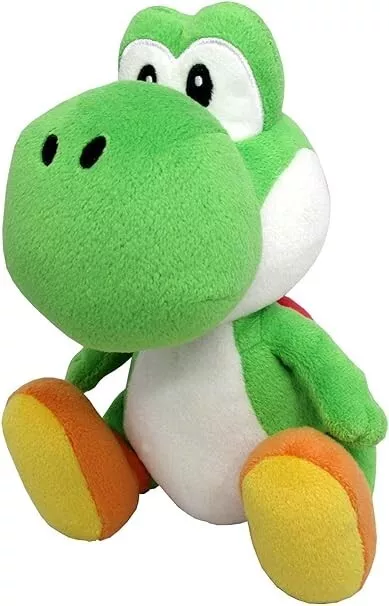 Sanei Super Mario All Star Collection Plush Yoshi 8 inch Officially Licensed