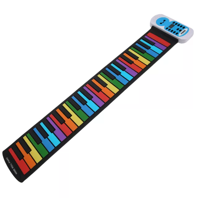 Soft Keyboard Piano 49-Key Roll Up Portable Piano Silikonspielzeug F CHP