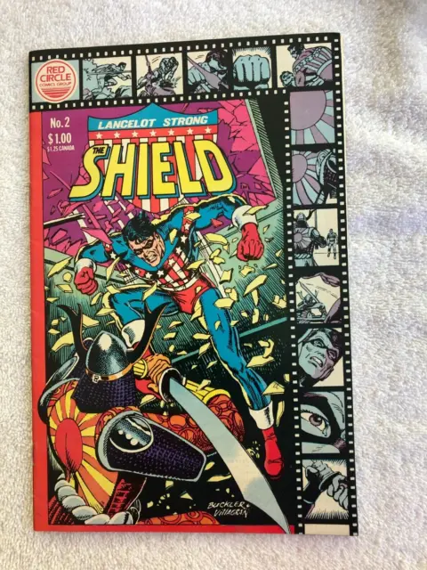 Lancelot Strong The Shield #2 (Aug 1983, Red Circle) FN+ 6.5