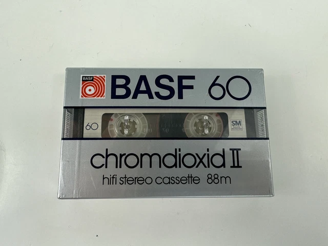 Cassettes audio BASF CM II 90 Chrome Maxima neuves et rares - Lot