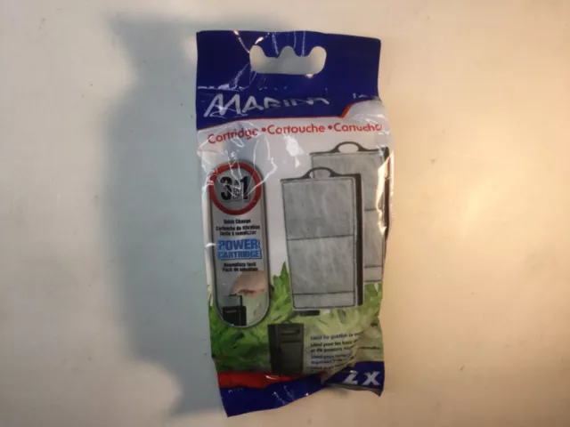 Marina i25 Power Cartridge, Replacement Aquarium Filter Media 2-Pack