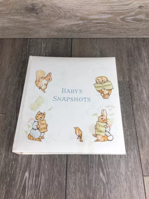 Beatrix Potter Peter Rabbit Baby’s Snapshots Photo Album C.R. Gibson 18 Page