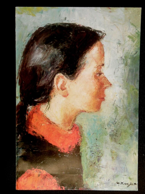 KAYSER Gabrielle Carton vernissage Gal Bernheim-Jeune 1975 STRASBOURG ALSACE art