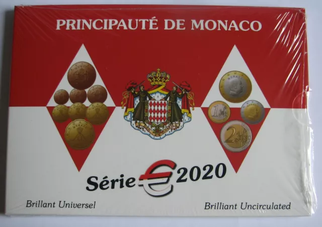 EURO KMS Folder Monaco 2020 - leer - ohne Münzen - nur 7.000 Stück