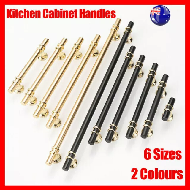 Design Kitchen Cabinet Handles Drawer Bar Handle Pull 96 128 160 192 320MM  AU