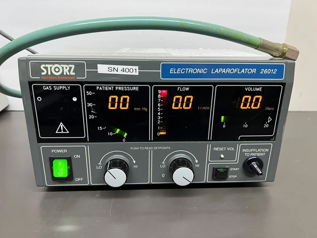 Karl Storz Endoscopy 26012 26012C Electronic Laparoflator Endoflator Insufflator