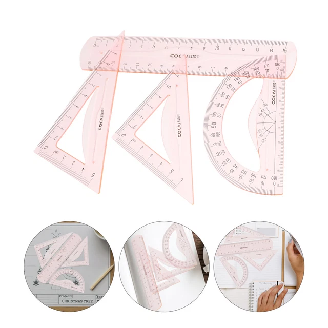 SLIDE RULER FOR Mathematics Engineer Protractor Soft Student Child £7. ...