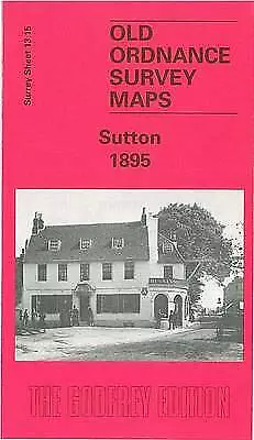 OLD ORDNANCE SURVEY MAP Sutton 1895: Surrey Sheet 13.15