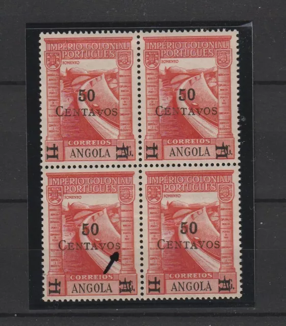 Portugal - Angola Nice Block of 4 W/ Error MNH 1 (Read)