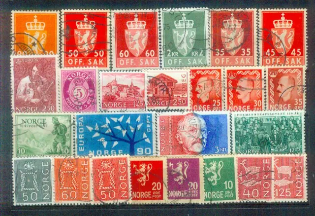 Lot Briefmarken aus Norwegen