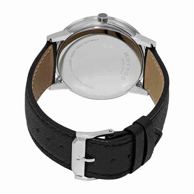 Movado Museum Orologio da uomo classico quadrante blu 0607197 3