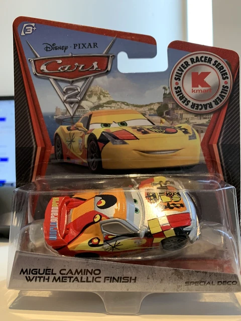 DISNEY PIXAR CARS Miguel Camino Metallic Silver Racers Series Die Cast ...