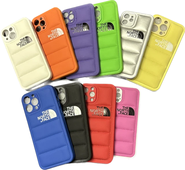 Cover Per Apple iPhone Piumino The North Face XS XR 11 12 13 14 Pro Max Puffer