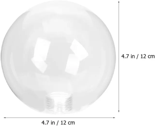 STOBOK Paralume In Vetro G9 Trasparente Globo Per Lampada... 3