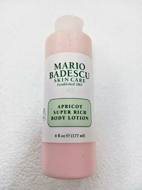 Mario Badescu Apricot Super Rich Body Lotion 6oz FREE SHIPPING
