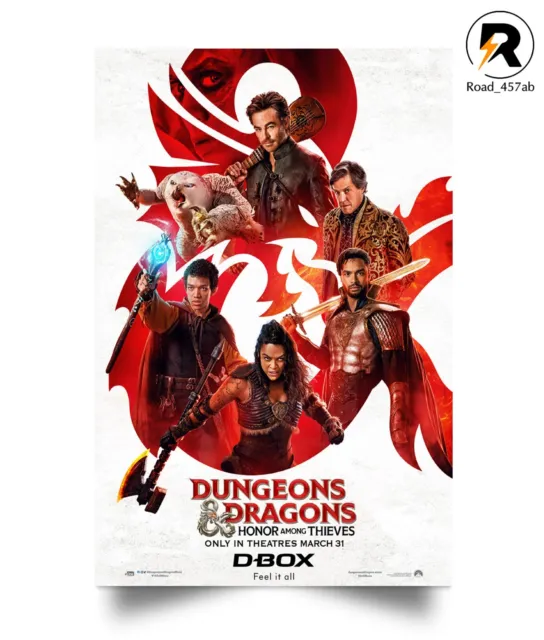 Dungeons & Dragons: Honor Among Thieves Películas Póster Arte Pared Decoración Hogar #22