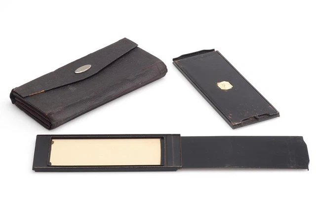 2x Metal Film Holder 2x5in With Case Sheet-Film (1695489956)