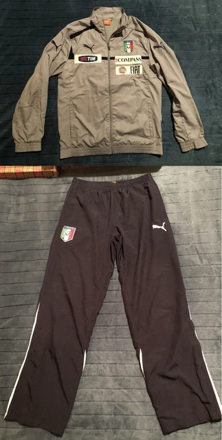 TUTA ITALIA NAZIONALE Italiana Training Puma Figc Taglia S Grigio