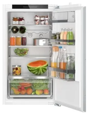 Siemens iQ100, Einbau-Kühlschrank mit Gefrierfach, 88 x 56 cm,  Schleppscharnier, KI22LNSE0