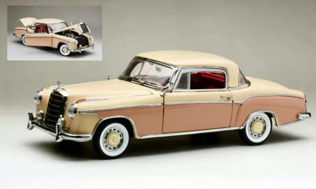 Modellino auto scala 1:18 modellismo MERCEDES 220 SE COUPE' coupe diecast W128