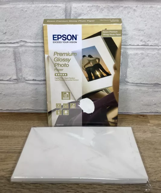 Epson Premium Glossy Photo Paper 10 x 15 cm - 25 Sheets - S042153 Opened