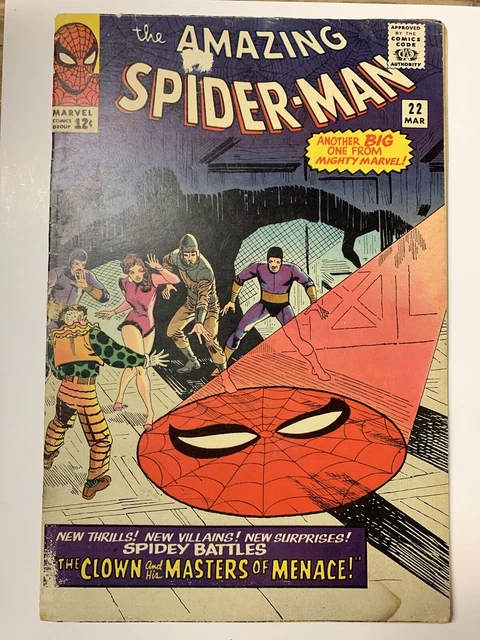 The Amazing Spider-Man #22/Silver Age Marvel Comic Book/1st Princess Python/G-VG