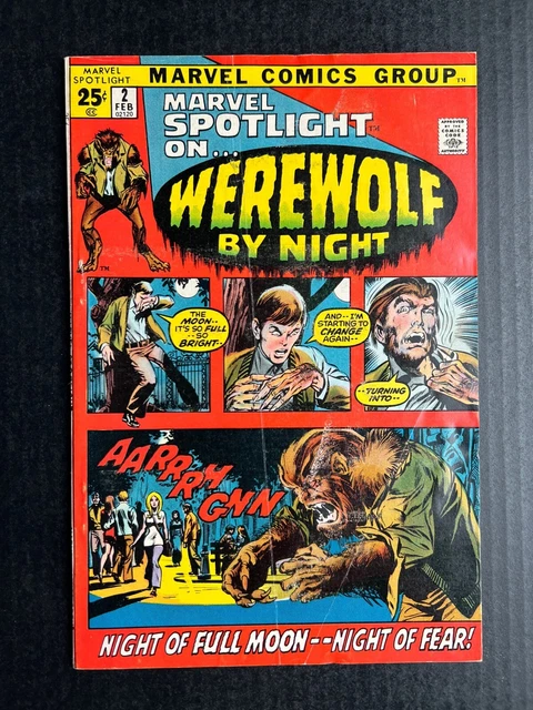 MARVEL SPOTLIGHT on WEREWOLF BY NIGHT #2 1st Appearance  Key Issue