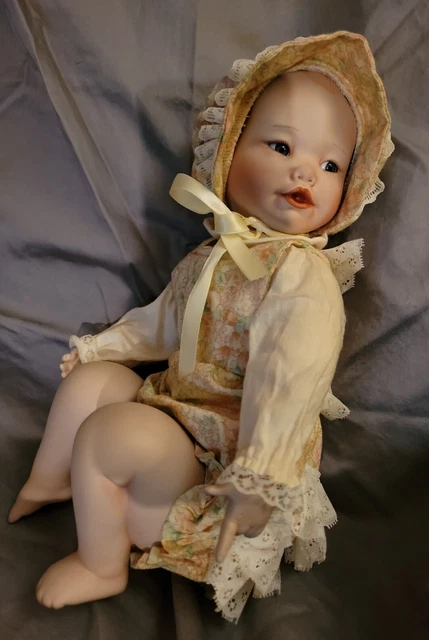 Vintage Ashton Drake 1990 Yolanda Bello Perfect Babies Doll Porcelain 11"