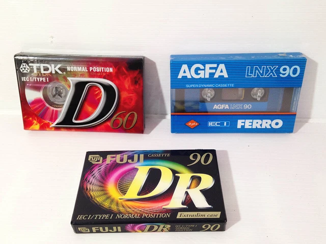 cassette vierge tape k7 AGFA HR 90 Neuve sous blister | Achetez sur