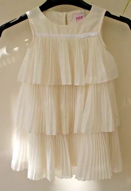 DEBENHAMS TED BAKER dress girls age 8 pink flowers 24.99 PicClick UK