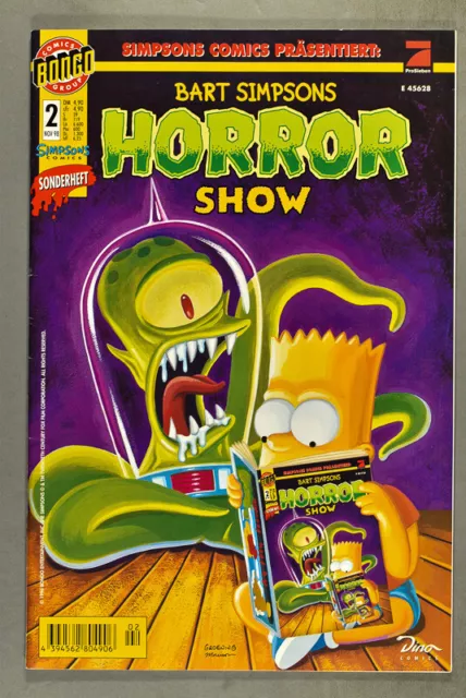 Bart Simpsons Horror Show: Heft 2. Nov 1998. Dino.