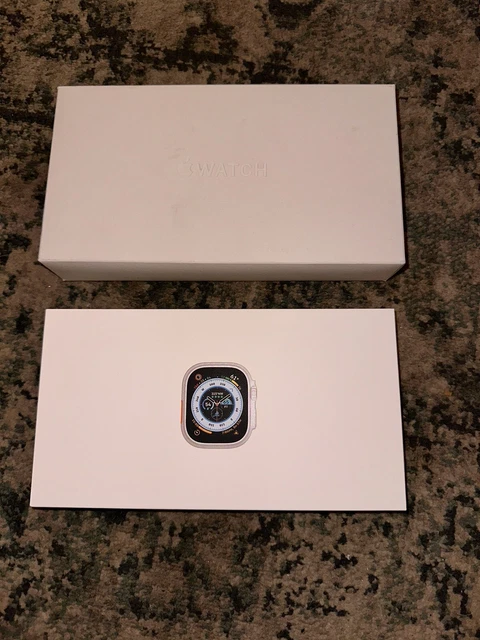 NEW- APPLE WATCH Ultra 49mm Titanium Case, GPS + Cellular Midnight ...