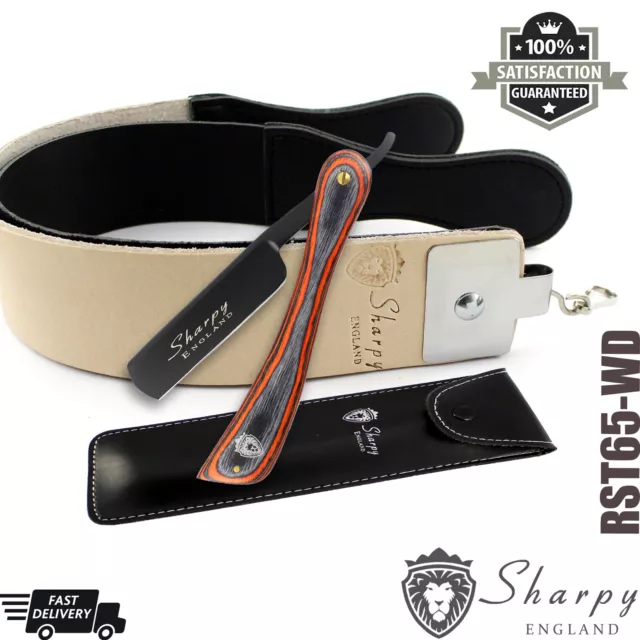 Véritable Cuir Sangle Ceinture Avec Coupe Droite Gorge Rasoir  Lot