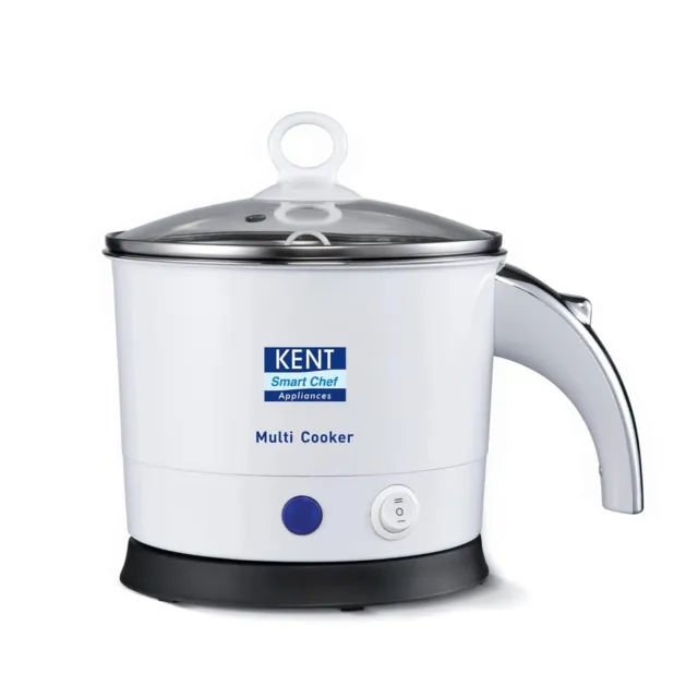 KENT Kettle Multicooker Cum Steamer 1.2 L 800W Cool Touch Outer Body