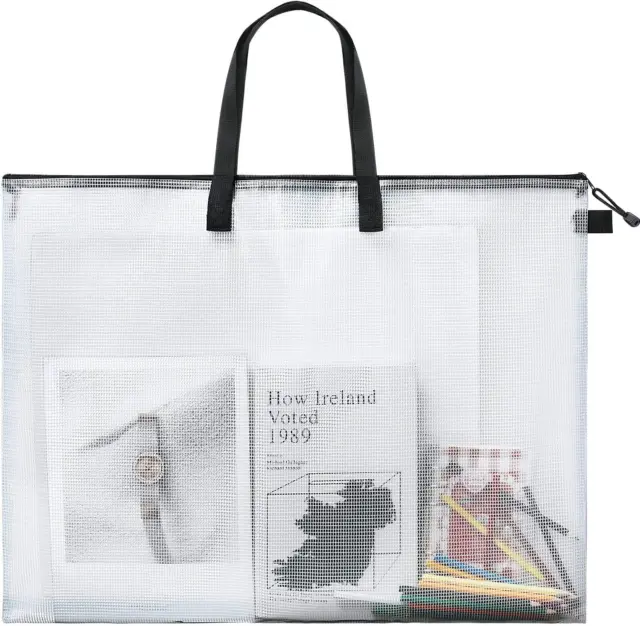 Art Portfolio Bag Poster Storage Bag Board Holder with Handle and Zipper 19 X 24