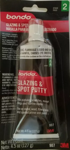 Bondo 907 Glazing and Spot Putty - 4.5 oz.
