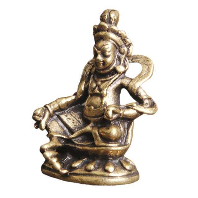 Brass Buddha Statue Ornament Huang Caishen Desk Topper Ganesha Statues