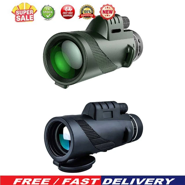 Potente Monocular Impermeable Mira de Visión Nocturna para Campamento Tienda Herramienta