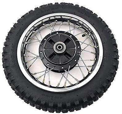 Roue Arrière 12 Pouces Pour PW80 JS80 Piwi 80cc Peewee - Compatible Moto Enfants