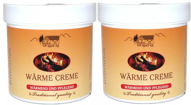 PULLACH HOF Wärmecreme wärmend und pflegend, 2x 250ml