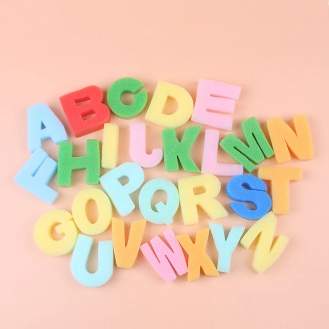 Timbres éponge alphabet anglais interactifs et éducatifs pour enfants